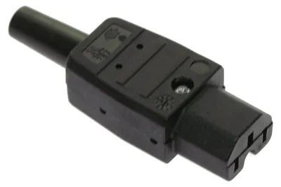 Immagine prodotto di as-Schwabe cavo termoplastico spina 120° nero tipo C15 apparecchio caldo 230V IP20
