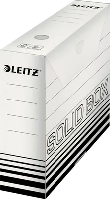 Immagine prodotto di LEITZ 61270001 10 LEITZ Archivbox Solid weiß 8,0 x 33,0 x 25,7 cm