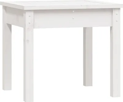 Produktbild von vidaXL Gartenbank Weiß 50x44x45 cm Massivholz Kiefer