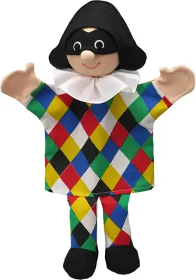 Produktbild von Harlekin 32 cm, Handpuppe