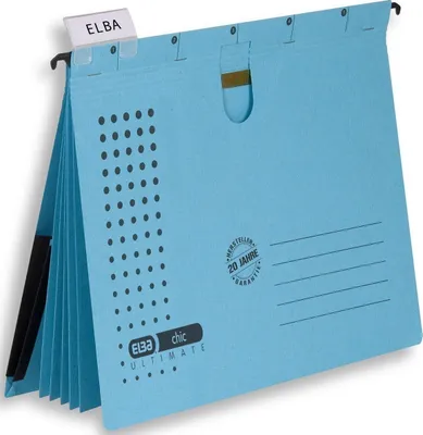 Produktbild von Organisationshängehefter chic Ultimate VE=5x5 Stück blau