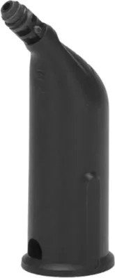 A black nozzle attachment for a cleaning device.