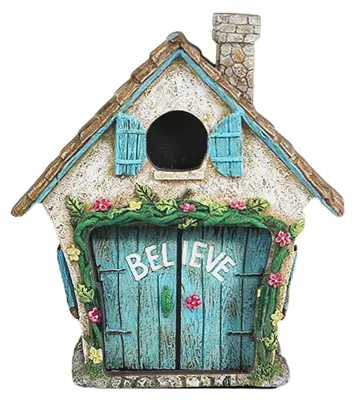 Produktbild von Feentür, handgefertigt, realistische Miniatur-Elfentür aus Buchsbaumholz, Gartendekoration, Heimdekoration