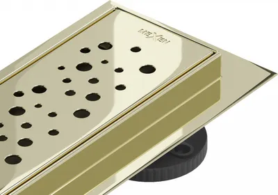 Produktbild von Mexen Flat M12 linearer Ablauf 50 cm, Gold - 1521050-15