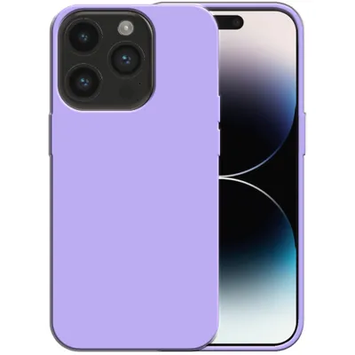 Obrázek produktu pro Smartphonica Silikonové pouzdro pro iPhone 14 Pro s měkkým vnitřkem - fialové