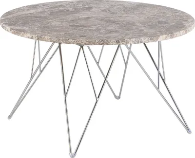Produktbild von Prunus Couchtisch Ø80cm Marmor braun.