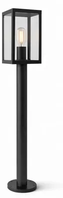 Image de HOFTRONIC - Lampe sur pied 100cm E27 IP44 Dimmable Noir