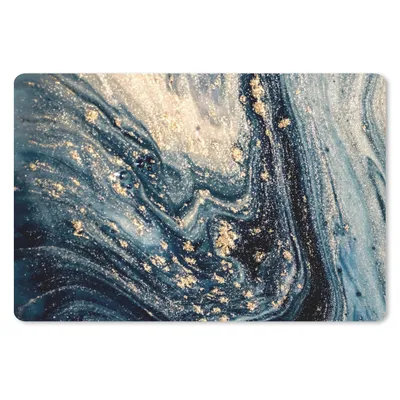Produktbild von MuchoWow® Mauspad Mousepad Marmor - Farbe - Glitter - Gold 27x18 cm - Mousepads - Maus Mat - Pad - Mausunterlage - Büroartikel - Desk Matten