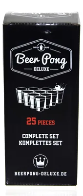 Produktbild von Beerpong-Deluxe Komplettes Set (22 Becher, 3 Bälle) Bierpong Partyspiel