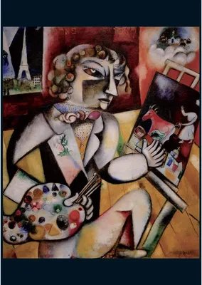 Produktbild von Piatnik Puzzle 1000 - Chagall Autoportret