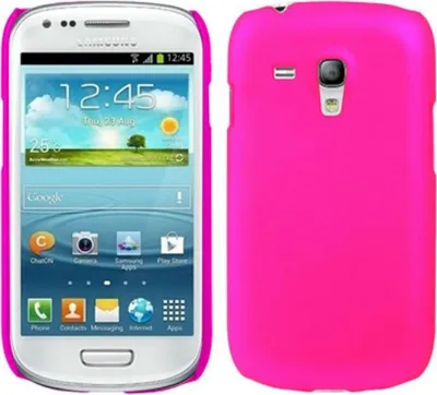 Produktbild von Schutzhülle Hard Case Hülle für Handy Samsung Galaxy mini / i8190 / i8195 / i8200 Pink