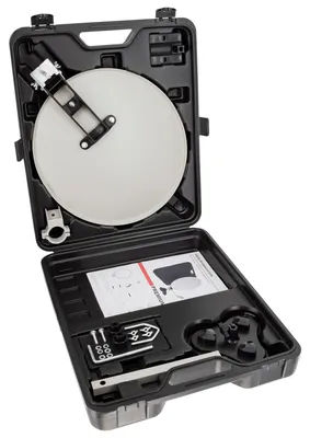 Produktbild von PremiumX Camping SAT Antenne Saugfuß Masthalter Tischhalter kompakt Koffer