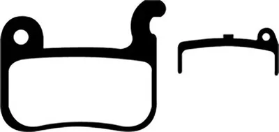 Immagine prodotto di CFA370 - Pastiglie per freni da bicicletta (organiche) EBC Brakes