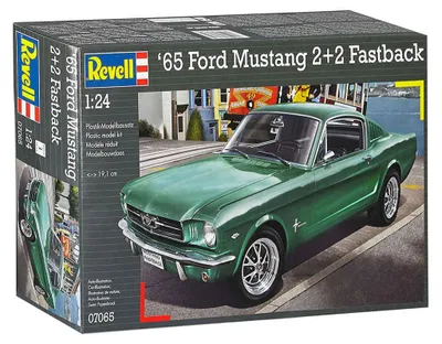 Obrázok produktu pre Revell 1965 Ford Mustang 2+2 Fastback, Model športového automobilu, Montážna sada, 1:24, 1965 Ford Mustang 2+2 Fastback, Akékoľvek pohlavie, Plast