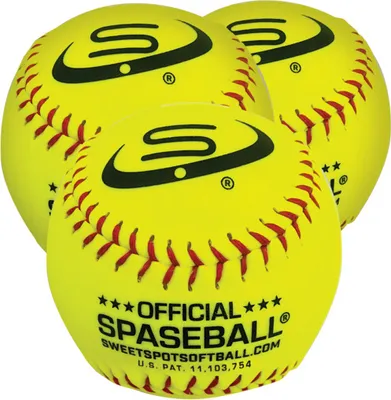 Obrázek produktu pro Lehké míčky SweetSpot Spaseball Softballs 11 palců 2,5 oz (3 balení)