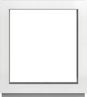 A white window frame against a white background.