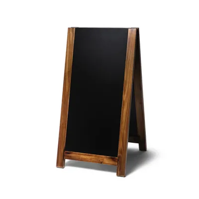 Produktbild von Showdown Kundenstopper Tafel Natura - Holz - Antik - Braun / Schwarz