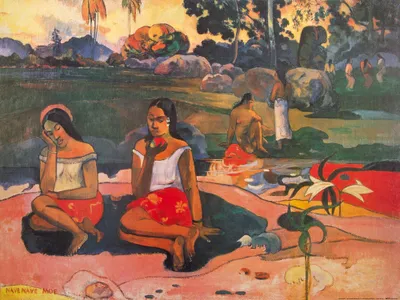 Produktbild von Paul Gauguin Kunstdruck Bild - Nave Nave Moe, Süße Träume, 1894 (60 x 80 cm)
