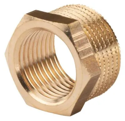Produktbild von Messing Gewinde-Fitting Reduzierstück 1/2'IG (DN 15) - 3/4'AG (DN 20) - schwere Ausführung