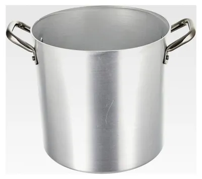 Produktbild von Aluminiumtopf mit zwei Edelstahlgriffen, silberfarben, 24 cm