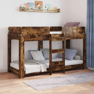 Produktbild von "WINTER SALE"Etagenbett für Kinder - elegante Design - Einzelbett/Bettgestell - Geräucherte Eiche 75x190cm - Klassische Betten Germany7453613