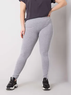 Zdjęcie produktu dla Legginsy damskie Basic Feel Good Shefta Grey 3XL