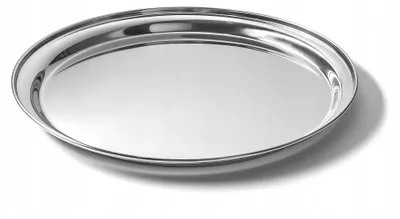 Produktbild von Forgast FG11537 Runde Serviertablett Edelstahl 36 cm