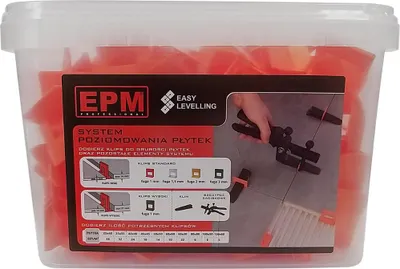 Produktbild von Einfaches Niveauverlegesystem Für Fliesen 200 Clips 1 Mm - E-315-8810