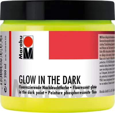 Productafbeelding van Marabu12730074322 Marabu Gloeilverf, fluorescerend geel