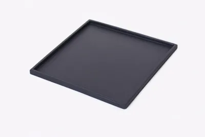 Image de VIVANNO Accessoires pour bacs à plantes Fibre de verre UNDO Rectangulaire, Anthracite mat - 44x44x2 cm