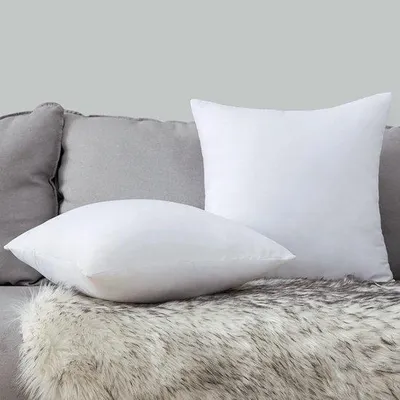 Produktbild von Famanu Kissenfüllung Set von 2, 40 x 40 cm, waschbare Innenkissen für dekorative Kissen