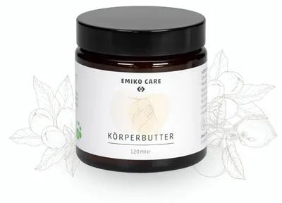 Produktbild von EMIKOCare KörperButter 120 ml mit Mangobutter, Kakaobutter und Mandelöl
