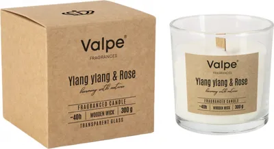 Obrázok produktu pre BISPOL Valpe 40H YLANG YLANG - ROSE sklenená vonná sviečka