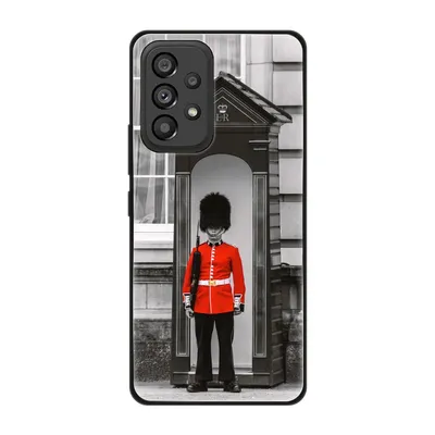 Produktbild von König Design Hülle kompatibel mit Samsung Galaxy A53 5G Kunststoff Soft Handyhülle - Handy Case England Bobby