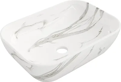 Produktbild von Mexen Rita Aufsatzwaschbecken 45 x 32 cm, weißer Stein - 21084584