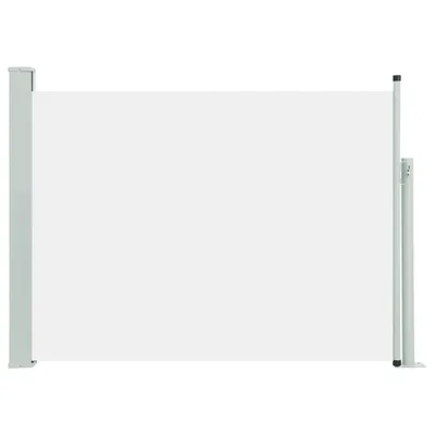 Obrázek produktu pro Zatahovací boční markýza/zástěna na terasu 120 x 500 cm krémová
