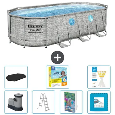 Produktbild von Bestway Power Steel Oval - 549x274x122 cm - 8-teilig  S566
