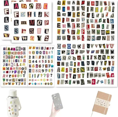 Obrázok produktu pre Sada samolepiacich nálepiek, 181 kusov, vintage PVC, vhodné na scrapbooky a denníky