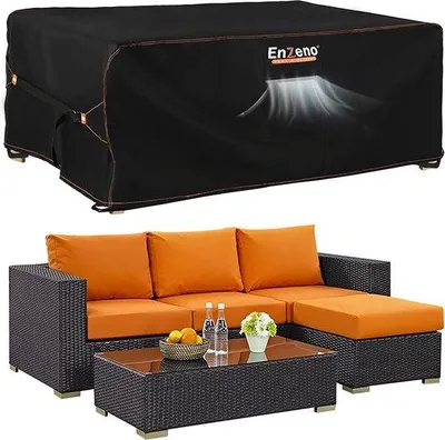 Produktbild von Famanu Schutzhülle für Gartenmöbel - Wasserdicht 200 x 160 x 74 cm