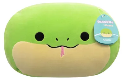 Produktbild von Squishmallows Plüschfigur Green Snake with Yellow Belly Amalie 30 cm