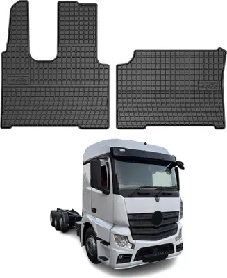 Image de Tapis de Sol pour Mercedes Actros 2012-2020 en Caoutchouc Noir