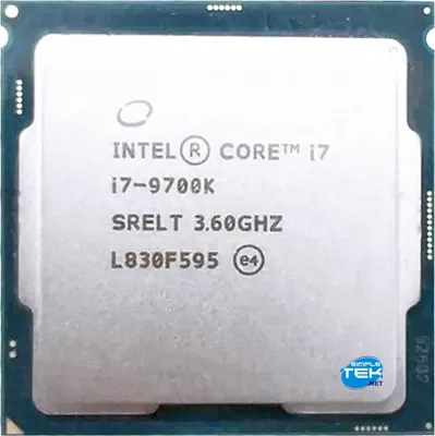 Immagine prodotto di Intel Core I7 9700k Processore Cpu Lga 1151 V2 Srg15 8c/8t 3,60ghz Max 4,90ghz