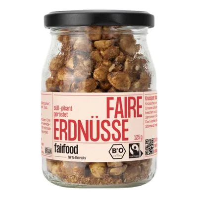Immagine prodotto di King Krunchy - Arachidi tostate con paprika, 125g, confezione da 10