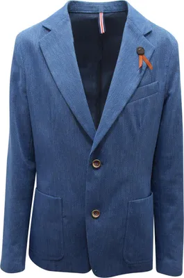 Zdjęcie produktu dla I8165 Giacca Uomo Italians Gentlemen Man Kurtka Z Mieszanki Lnu I Bawełny
