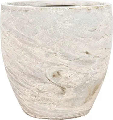 Produktbild von Baq Pflanzkübel Creme-Beige D 44 cm H 44 Öffnung 38 cm