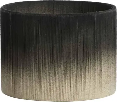 Produktbild von Light & Living - Lampenschirm Tossa - Schwarz - Ø25cm - Stoffschirm für E27
