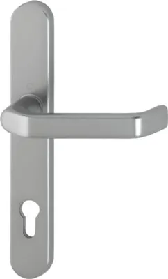 Produktbild von Hoppe PT-Drücker-Halbgarnitur, PZ, E92, VK8, ALU, 1313G/3357SN, Liverpool, rd, mit Langsch., F9016