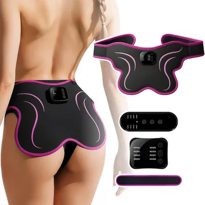 Produktbild von EMS Gesäßtrainer kabellos, Muskelstimulator für Po & Körperformung, 8 Modi 19 Intensitätsstufen, Smart Fitness Gerät für Frauen, Home Training ohne Fitnessstudi