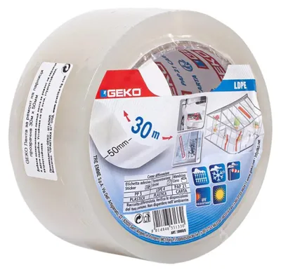 Produktbild von Geko Klebeband Transparent 50 mm x 30 m Kunststoff