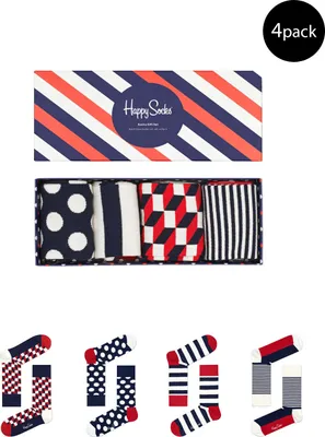 Zdjęcie produktu dla Happy Socks skarpetki CLASSIC NAVY 4-pak